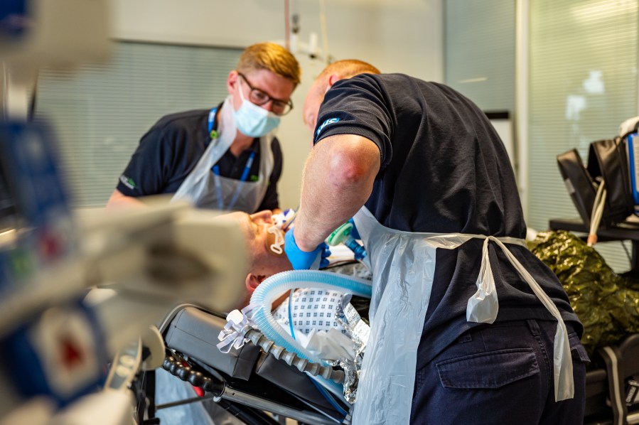 Retrieve team treating patient